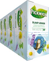 Pickwick Slaap Lekker Kruidenthee - Cafeïnevrij - 4 x 20 Zakjes