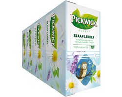 Pickwick Slaap Lekker Kruidenthee - Cafeïnevrij - 4 x 20 theezakjes