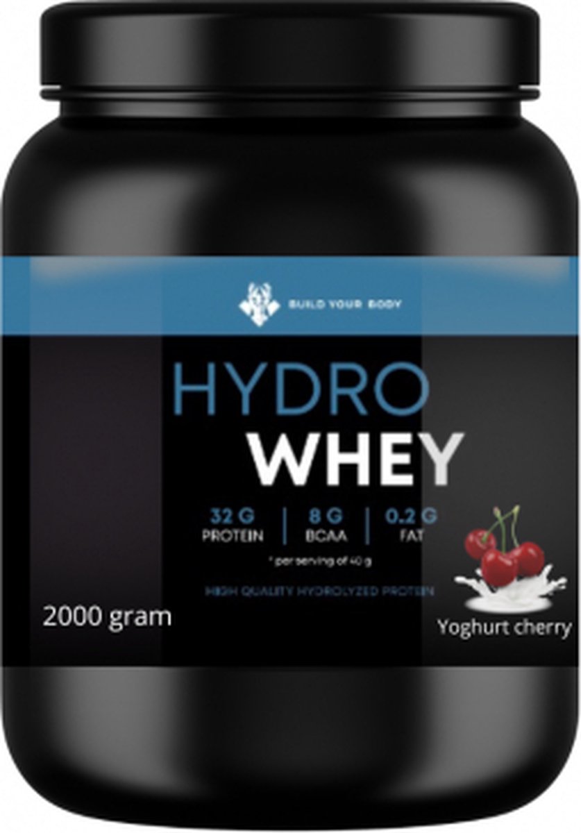 Hydro Whey eiwitshake yoghurt kers 2000gram