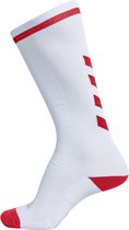 Hummel Elite Indoor High Sock - chaussettes de sport - blanc/rouge - Unisexe
