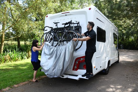 Fietshoes - E bike hoes 3 tot 4 fietsen Camper - Fietshoes 3 tot 4 fietsen Caravan - Fietshoes Fietsendrager 3 tot 4 fietsen - Outdoor fietshoes 3 tot 4 fietsen - L 207 cm x B 73 cm x H 128 van FIETSHOES — afbeelding 4
