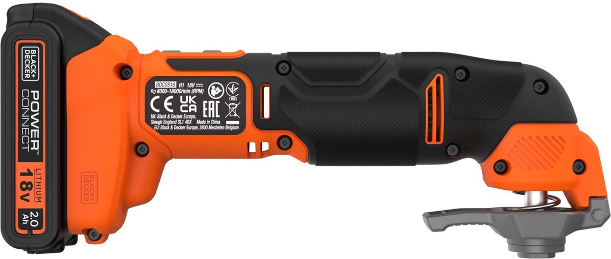 BLACK+DECKER 18V Multitool: veelzijdig en compact gereedschap thumbnail 2