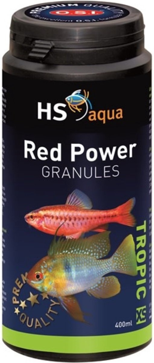 HS Aqua Red Power Granules XS - 400ML - Visvoer - Aquariumvoer