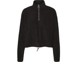 NOISY MAY NMMISSER L/S CROPPED NEW FLEECE NOOS Dames Trui - Maat XS