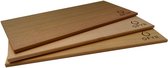 Lot de 3 planches de bois de cèdre Ofyr PRO