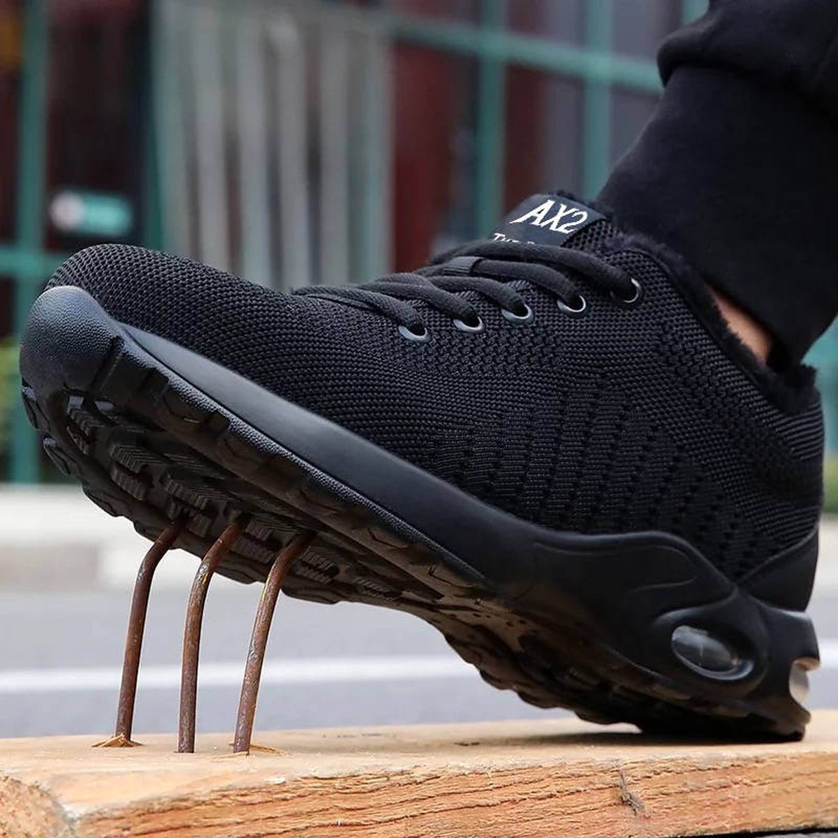 SmoothPace Werkschoenen Heren Veiligheidsschoenen Dames Lichtgewicht Non-slip Stalen Teen Schoenen Comfortabele Ademend Veiligheidsschoenen Met Twist Lock BlackWhite 46EU SmoothPace Werkschoenen Heren Veiligheidsschoenen Dames Lichtgewicht Non-slip Stalen Teen Schoenen Comfortabele Ademend Veiligheidsschoenen Met Twist Lock BlackWhite 46EU