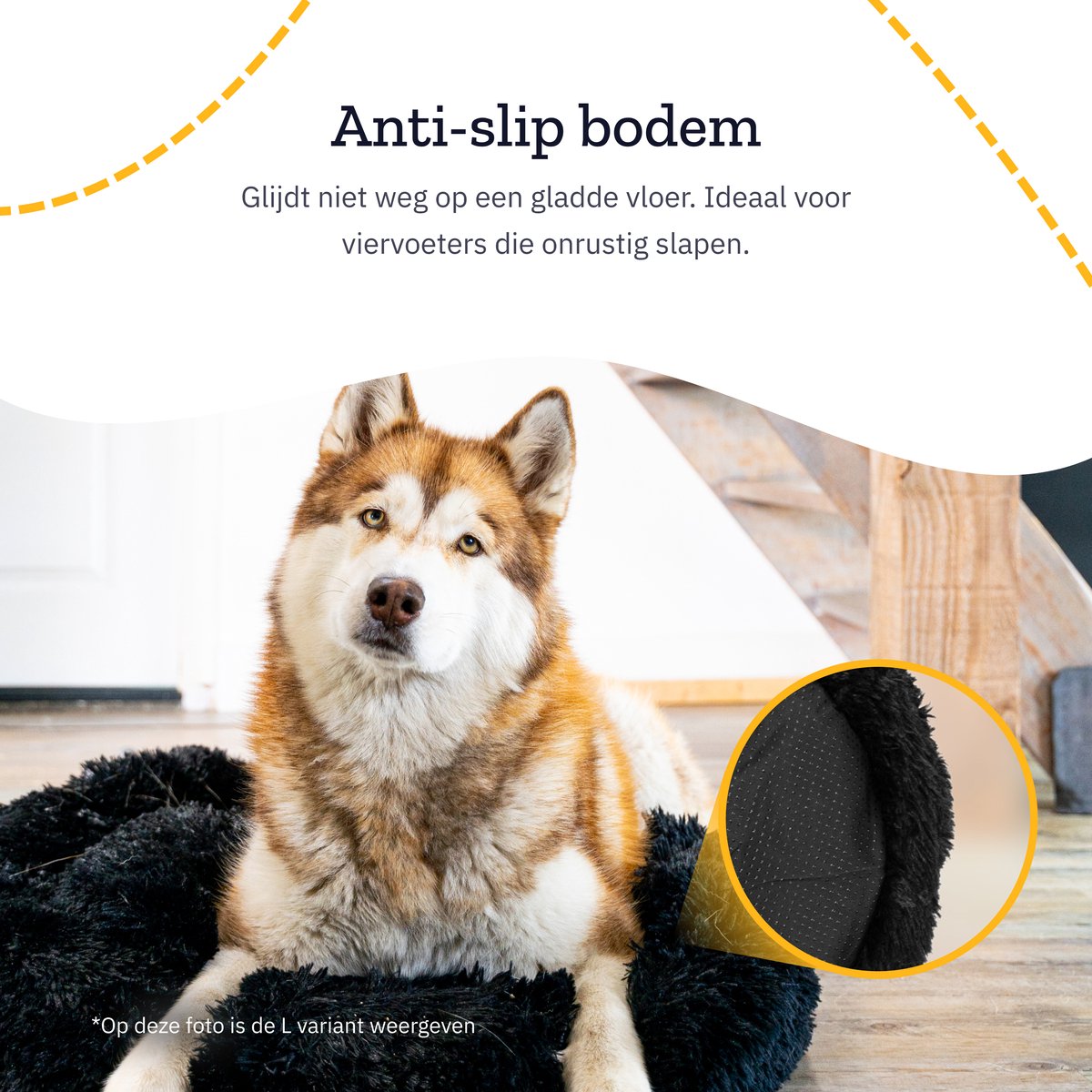 Panier chien indestructible : Couchage 100% Adapté - Chien & Chiot