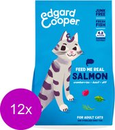 Edgard&Cooper Adult Zalm - Kattenvoer - 12 x 325 g