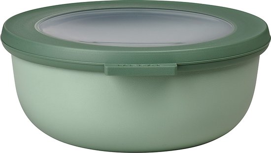 Mepal – Multi bol Cirqula environ 750 ml – Mag être mis au congélateur, au micro-ondes et au lave-vaisselle – Sauge nordique – Convient comme plateau de préparation de repas, récipient frais, boîte de rangement