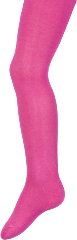 Effen katoenen kindermaillot, kleur fuchsia (donker roze), maat 110-116