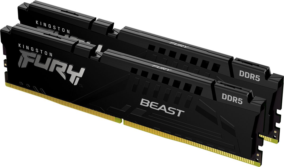 Kingston Technology FURY Beast, 32 GB, 2 x 16 GB, DDR5, 5600 MHz, 288-pin DIMM