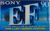 Sony EF-90 cassettebandje (2x 45 minuten)  - Vintage - 1986