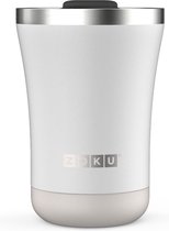 Zoku Thermos Cup Pc 3-en-1 350 ml acier inoxydable / polypropylène Wit