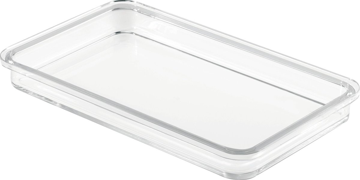 iDesign - Clarity Tray voor Gastendoekjes - Kunststof - Transparant