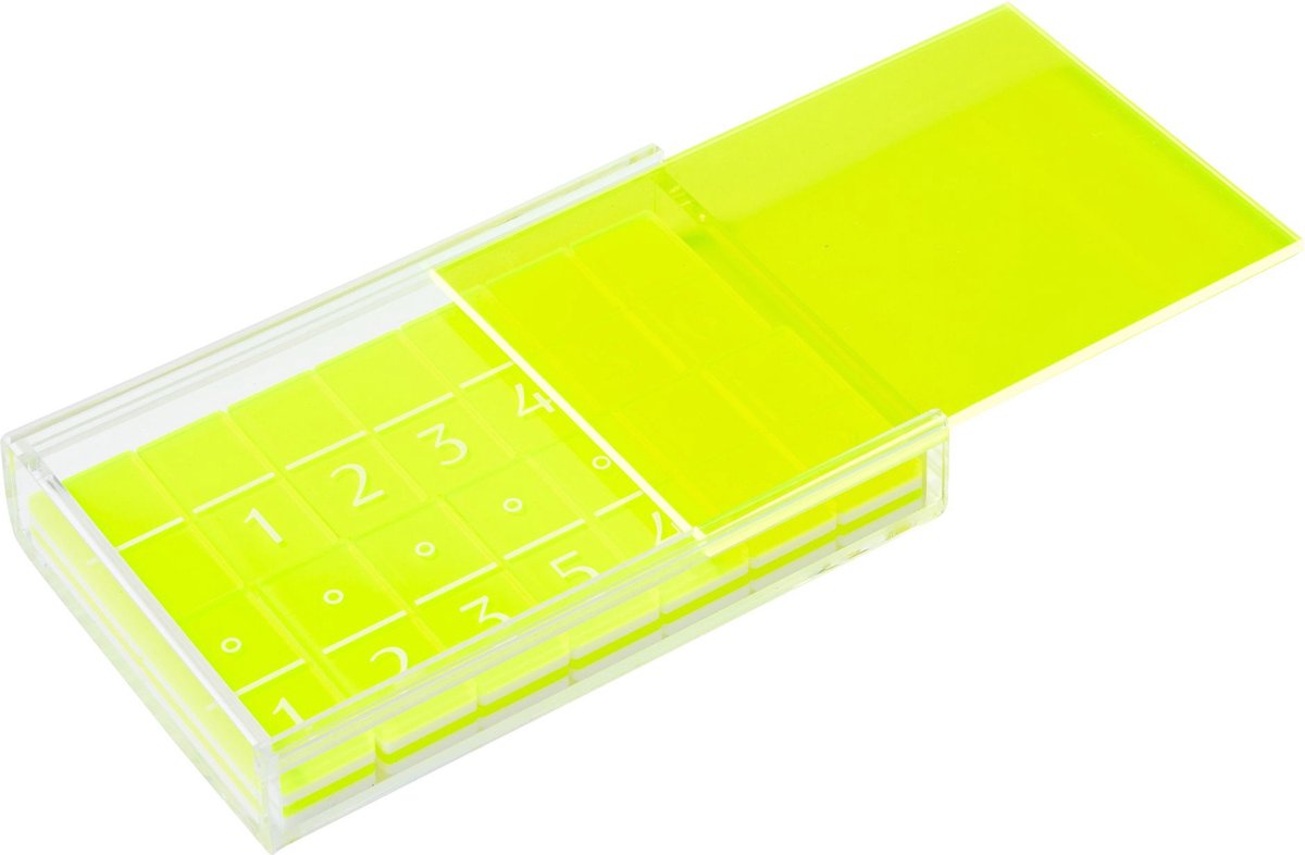 Sunnylife - Games Lucite Domino - Acrylaat Kunststof - Groen