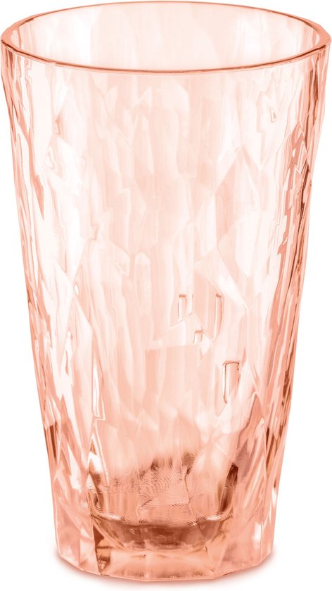 Koziol - Superglas Club No. 06 Glas 300 ml Set van 6 Stuks - Kunststof - Roze