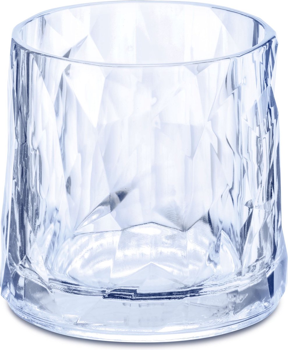 Koziol - Superglas Club No. 02 Waterglas 250 ml Set van 6 Stuks - Kunststof - Transparant blauw