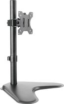 LogiLink BP0044 Monitorvoet 1-voudig - Tv statief - Zwart - Hoogte verstelbaar- Kantelbaar - Zwenkbaar - Draaibaar