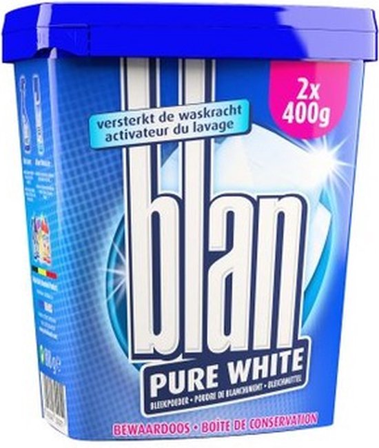 BLAN - gel blanc pur - blanchisseur - pour linge blanc - 8 x 1 L - Value  pack