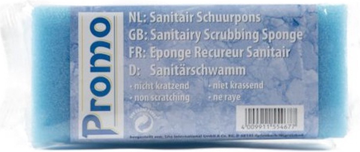 Sanitair- Badkamerspons Blauw  150x45x75 Hc 10012