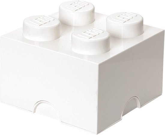 Citaat Aanvrager Brullen Opbergbox Brick 4, Wit - LEGO | bol.com
