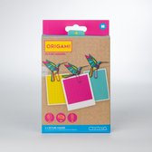 Mustard - Fun Decoratie Fotoclips Origami Set van 6 Stuks - Kunststof - Multicolor