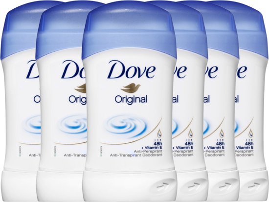 Dove Original Deodorant Stick - 6 x 40ml - Deodorant Vrouw