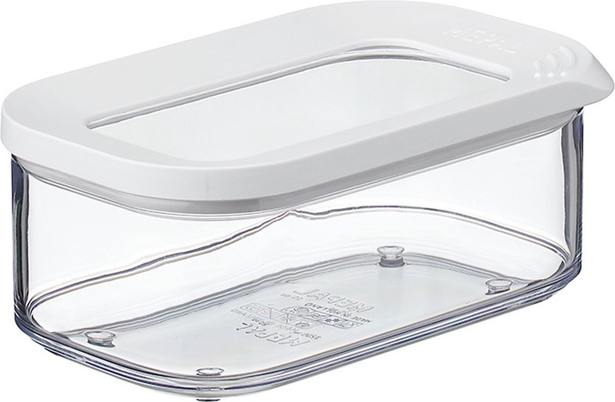 Mepal – Bewaardoos Modula 425 ml – wit –– voorraaddoos - bewaardoos met deksel – luchtdicht – transparant - stapelbaar