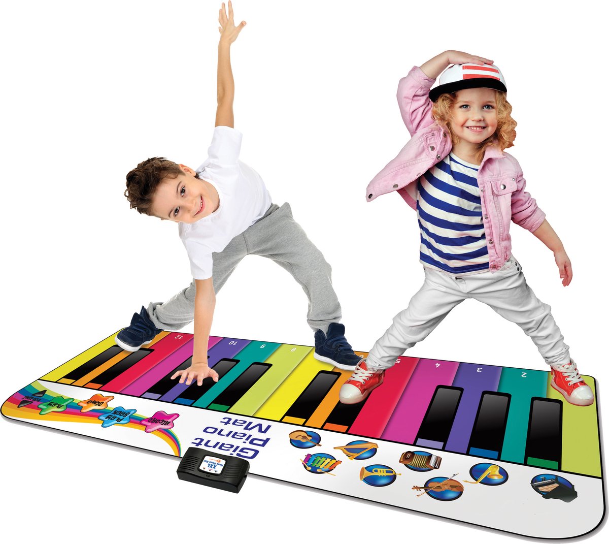 Tapis de Musique 110*36cm Tapis Piano Animal tapis de Danse Enfants 1 à 5  ans