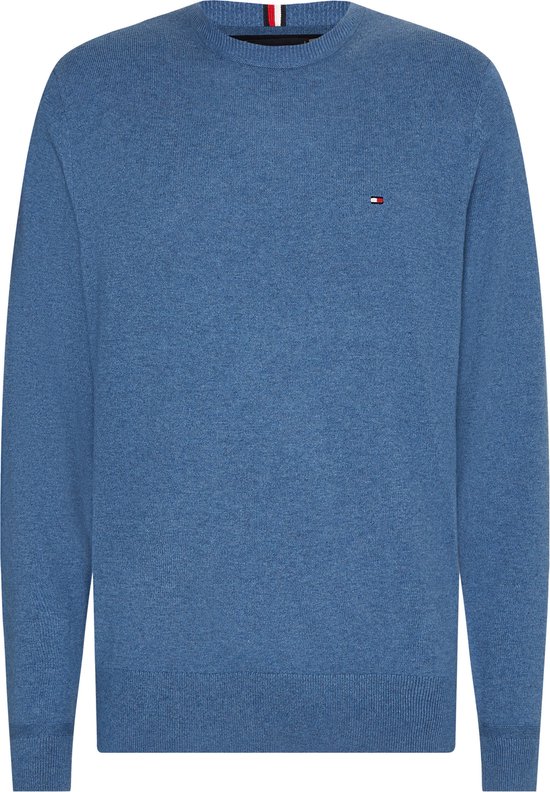 Tommy Hilfiger Pull Pima Org Homme Blauw Taille L