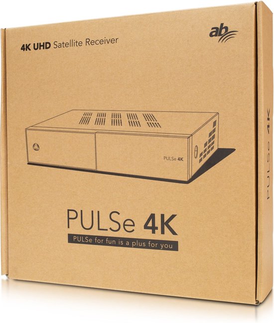 AB-COM - TV-ontvanger - AB PULSe 4K UHD ontvanger (1x DVB-S2X tunerversie) - AB-COM