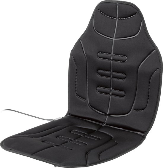 Coussin de siège chauffant, chauffage de siège de voiture 12V Coussins de siège  chauffant pour voiture Noir