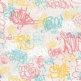 Duch Wallcoverings - My Kingdom- Grafitti multi - vliesbehang - 10m x 53cm - M513-10