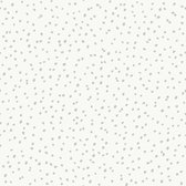 Duch Wallcoverings - My Kingdom- Dots Small wit/grijs - vliesbehang - 10m x 53cm - L993-09