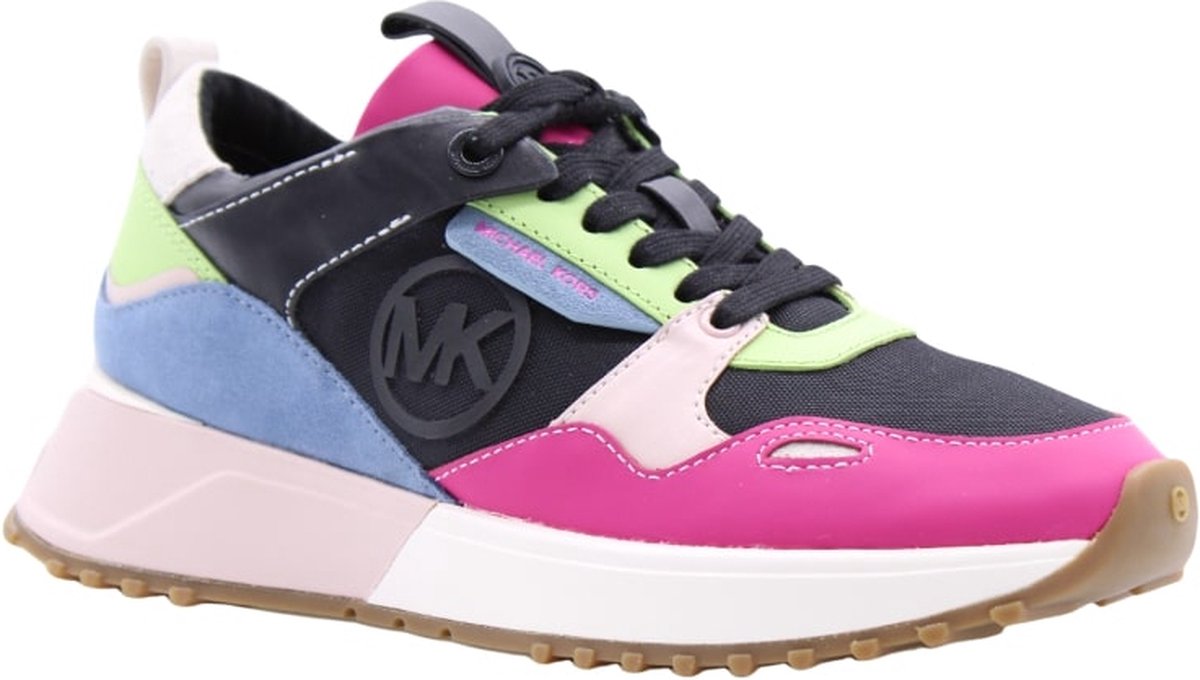 Michael Kors Theo Trainer Dames Sneaker - Zwart Multi - Maat 37