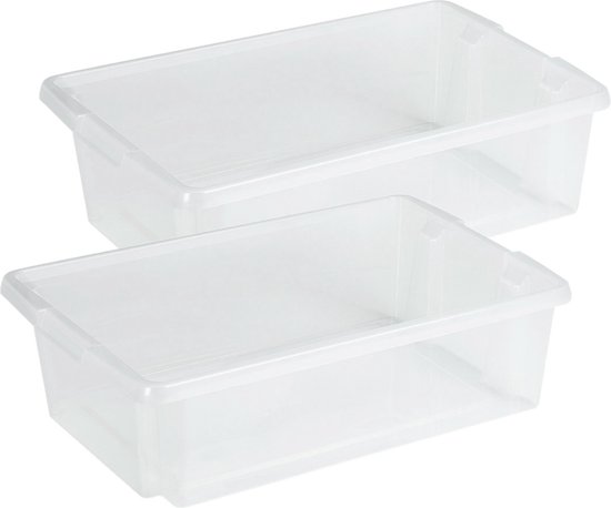 Emuca Kit Van 10 Kamer Lade Cube Organiser Bakken, Kunststof, Transparant