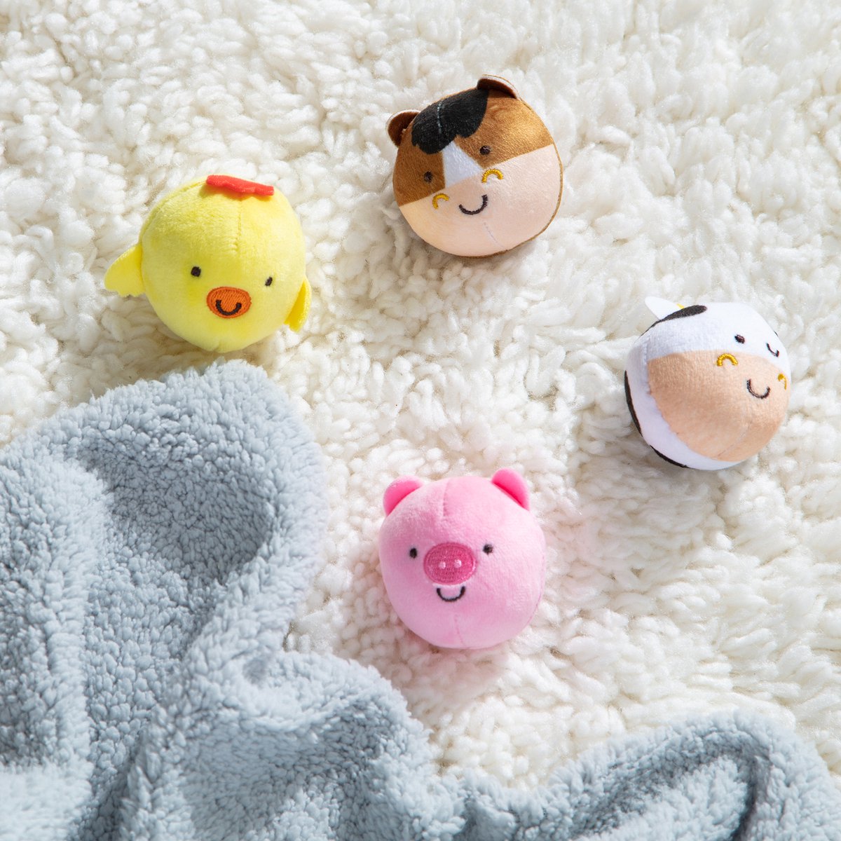 Melissa & Doug Rollables Boerderijvriendjes - Sensorische ballen