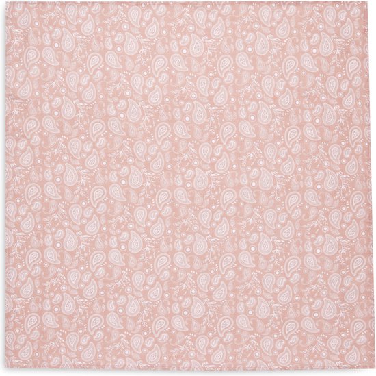 Jollein Hydrofiele Multidoek Small 70x70cm Paisley&Halo - Rosewood- 2 Stuks van Jollein — afbeelding 2