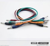 6.3mm mono Jack patchkabel, recht, 0.3m 6st. | Signaalkabel | sam connect kabel