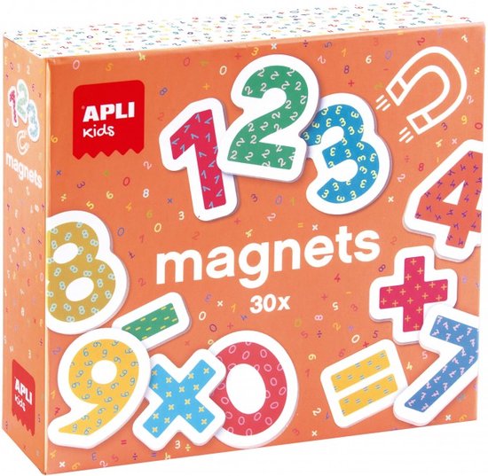 Afbeelding van het spel APLI Kids Houten Magneet Cijfers