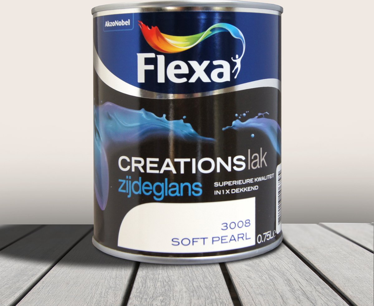 Flexa Creations Lak Zijdeglans Soft Pearl 3008 0,75 Ltr