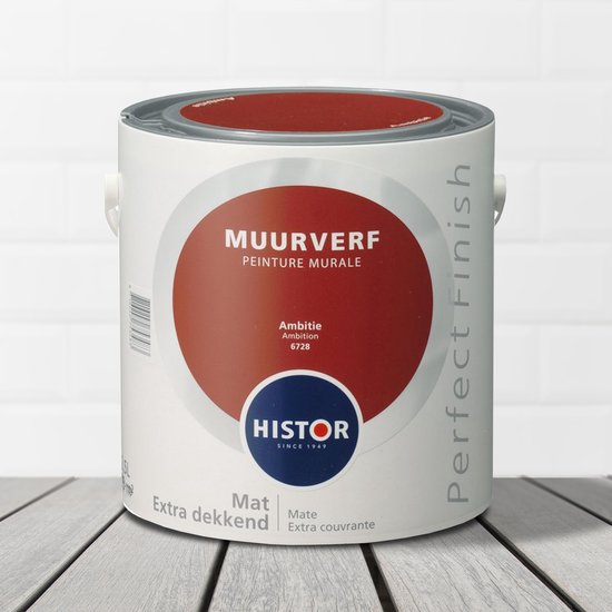 Histor Perfect Finish Muurverf Mat - 2,5 Liter - Ambitie | bol.com