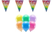 Boland Party 60e jaar verjaardag feest versieringen - Ballonnen en vlaggetjes