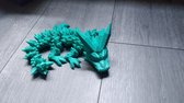 Baby Kristal gearticuleerde Draak 3D geprint