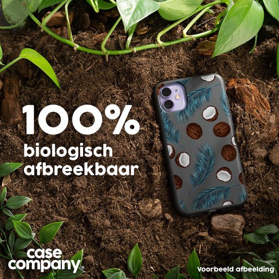 Case Company® - Coque pour iPhone 14 - Noix de coco - Coque de téléphone biodégradable - Tous les côtés et Protection des bords de l'écran