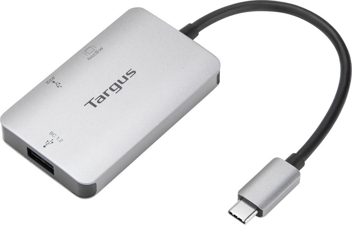 Targus USB-C multi-poort hub (Zilver)