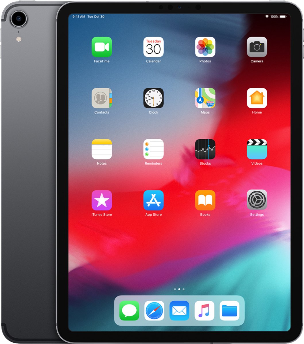 Apple iPad Pro 11 inch 4G WiFi tablet 64GB Spacegrijs Liquid Retina scherm Face ID A12X Bionic - Afbeelding 2