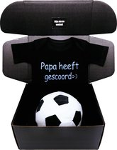 Kraamcadeau - papa heeft gescoord - romper - baby voetbal - rechtstreeks versturen als cadeau mogelijk