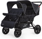Childwheels Vierling buggy - Two By Two - zwart CWTB2