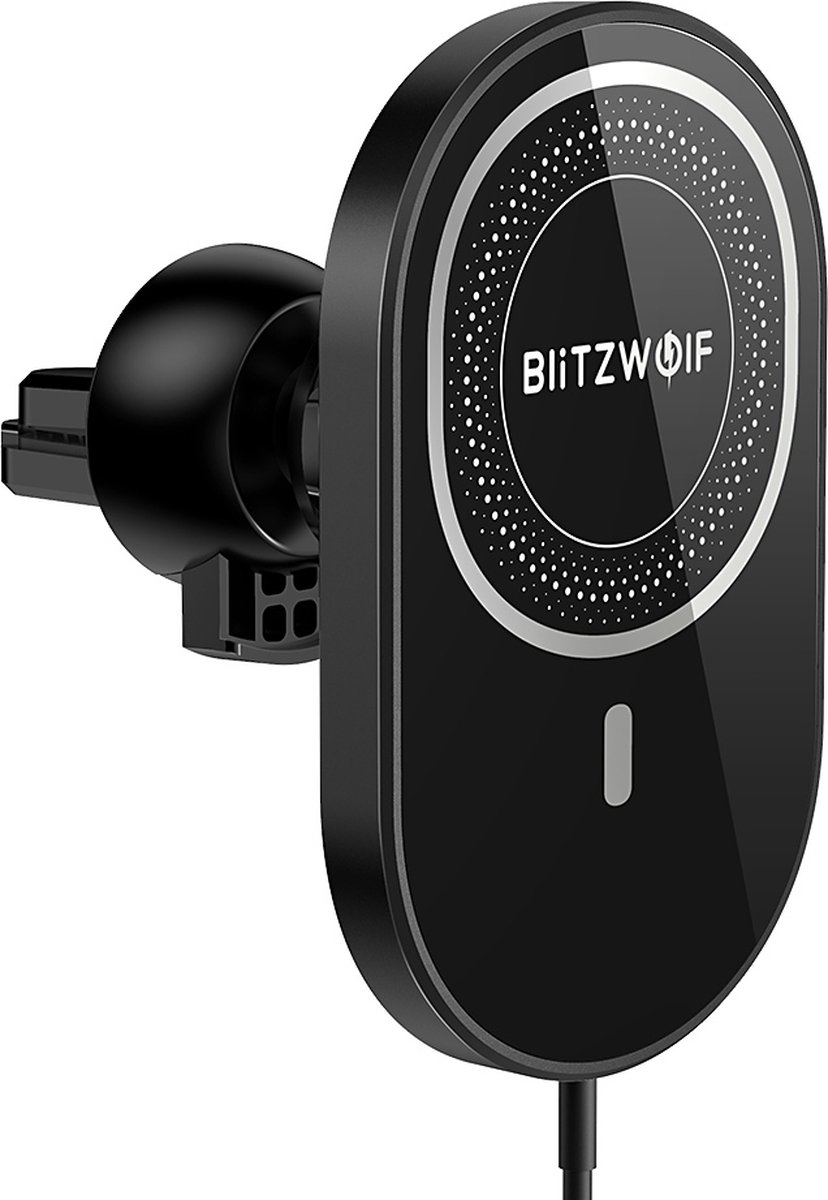 BlitzWolf BW-CW4, Binnen, Sigarettenaansteker, Draadloos opladen, Zwart.